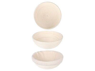 Ensemble de 3 Paniers d'Apprêt Banneton 5Pcs 2Pcs 7Pcs Rond 9 Pouces 8.5 Pouces