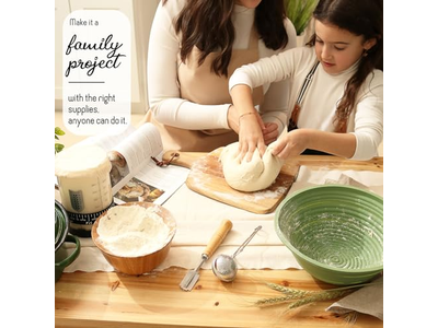 Panier de Fermentation pour Pain 9 Pouces Moule Européen Paniers Pâte au Levain
