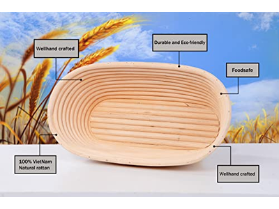 Panier d'Apprêt Banneton 9 Pouces 10In 10Pouces Ovale Rond Cuisson Baguette
