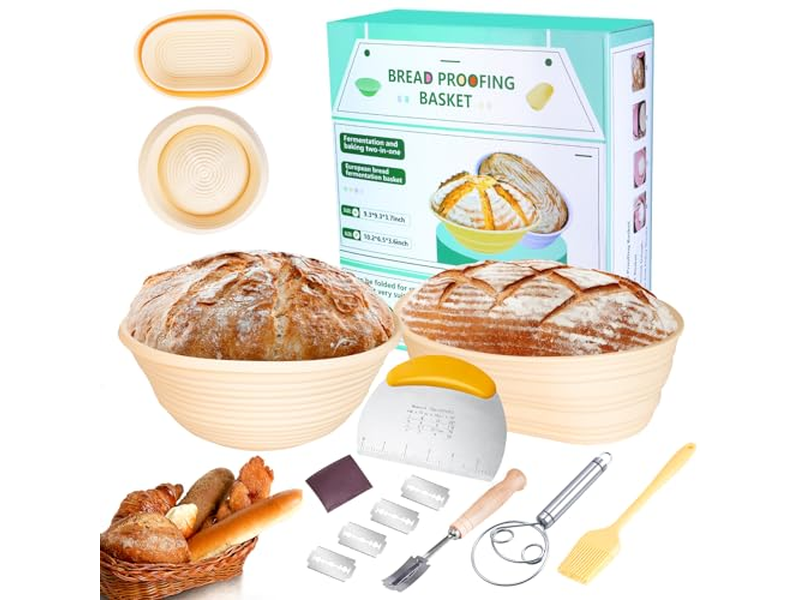 Panier à Baguette Longue avec Tissu et Accessoires