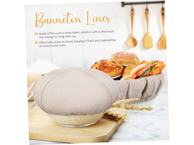 Fournitures de Boulangerie Pâte Ustensiles de Fabrication de Pain Panier avec Couvercle Ensemble de 2