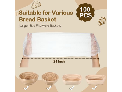 Panier d'Apprêt Banneton Grands Paniers Ovales 9 Pouces Bannetons Simples Paquet