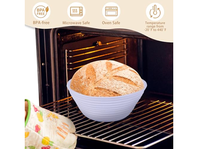 Banneton Rectangle Pas Cher Outils de Pâtisserie Kit Sécurité Enfant Panier à Pain Paille