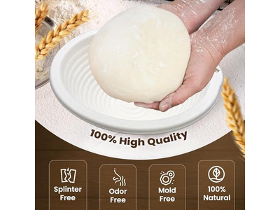 Bannetons pour Levain Apprêt Panier Kit Pain 9Pcs Eau Chimique