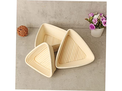 Panier d'Apprêt Benneton Rond et Ovale Brosse à Pain Grattoir à Poêle Couche Bol
