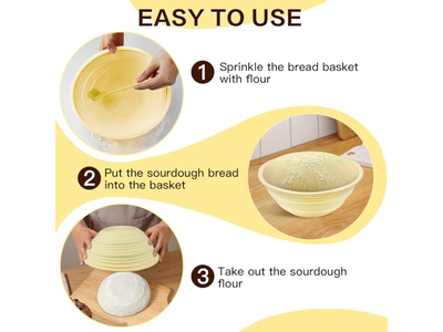 Panier à Pain en Rattan pour Comptoir de Cuisine