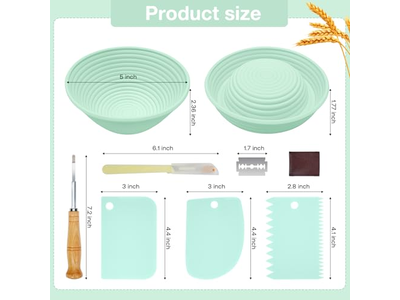 <u><a href='https://fr.bannetonbasket.com'>Paniers à pain</a></u> en Rattan pour Comptoir de Cuisine, Panier Rond pour Ustensiles de Boulangerie
