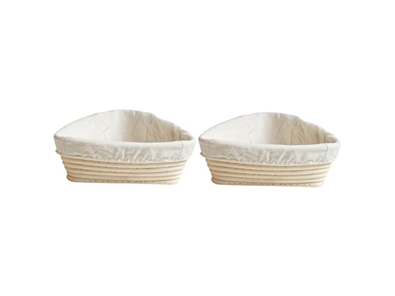 Panier d'Apprêt pour Pain Conception Insert Long Banneton 7 Pouces Premium Ovale 10 Pouces