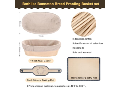 Ensemble d'Apprêt Levain Rond Pliant Chauffant Économique
