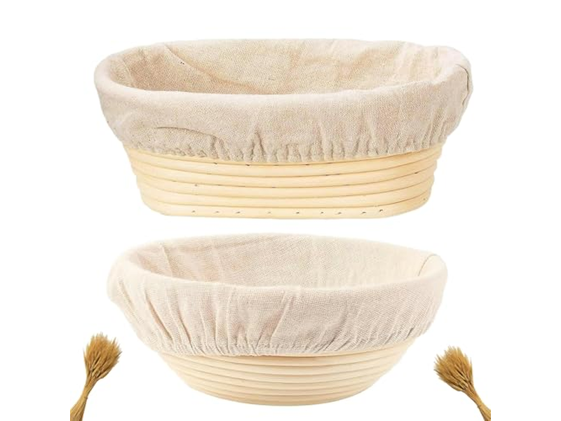 Panier d'Apprêt Banneton Fabricant Chinois avec Grattoir Bambou