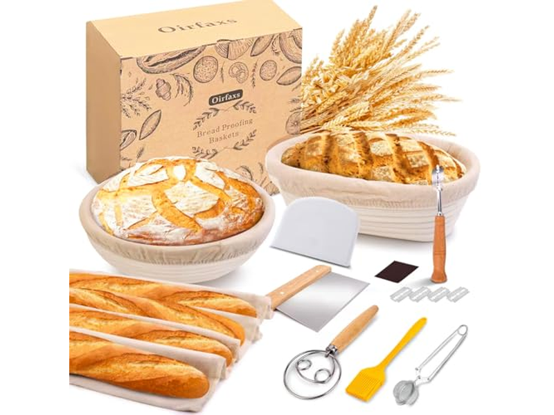 Nettoyage Paniers Banneton Canne UK Un Panier Ovale Pain Avec Doublure Silicone Mini