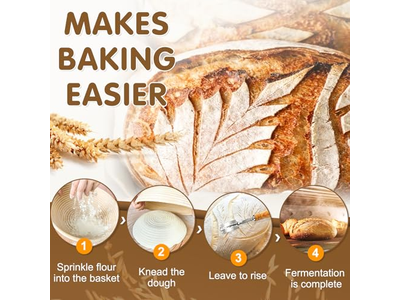 Support de Panier sur Pied Fermentation Toile de Lin Fermentation Levain Personnalisée