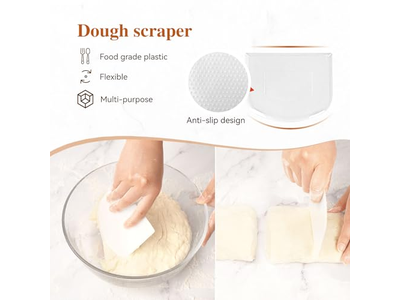 Paniers d'Apprêt Ovales pour Levain Kit de Boulangerie pour Pain