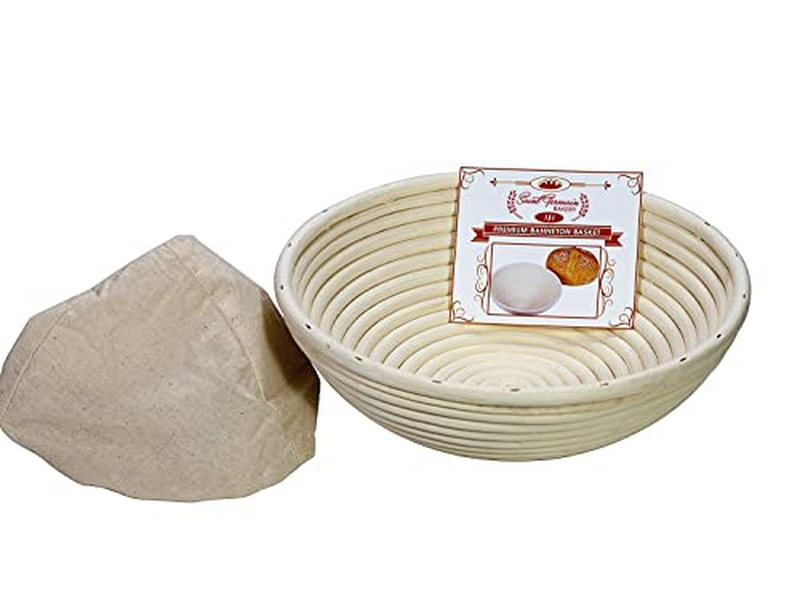 Panier Banneton Rond Premium Saint Germain Bakery avec Doublure