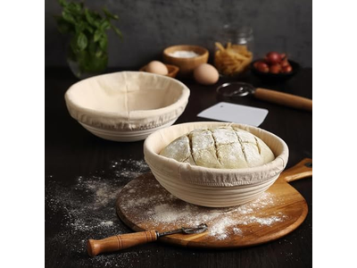 Panier Banneton Rond Premium Saint Germain Bakery avec Doublure